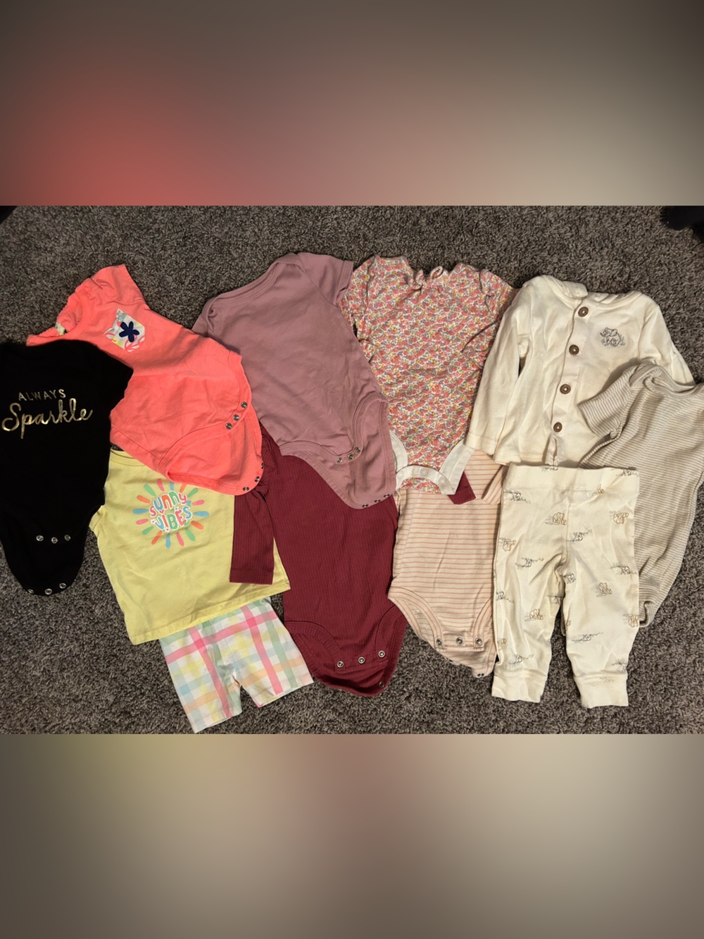 Mixed Baby Girl Clothing Bundle - 0 months to 9 months